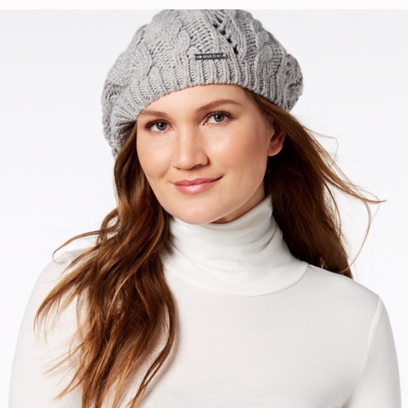 MICHAEL Michael Kors Accessories - Michael Michael Kors Pointelle Cable-Knit Beret